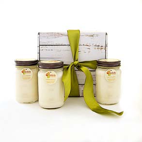 Light The Way Home Homespun Candle Trio - Fall and Winter Scents